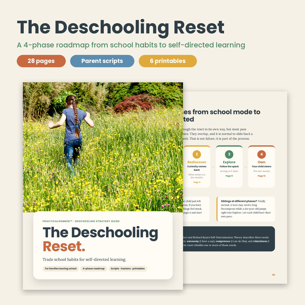 The Deschooling Reset — A Deschooling Strategy Guide for Families Leaving School