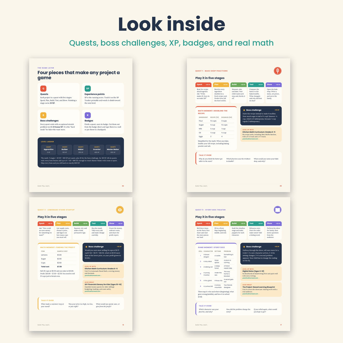 Build. Play. Learn. — Gamified Project-Based Learning for Elementary Homeschool
