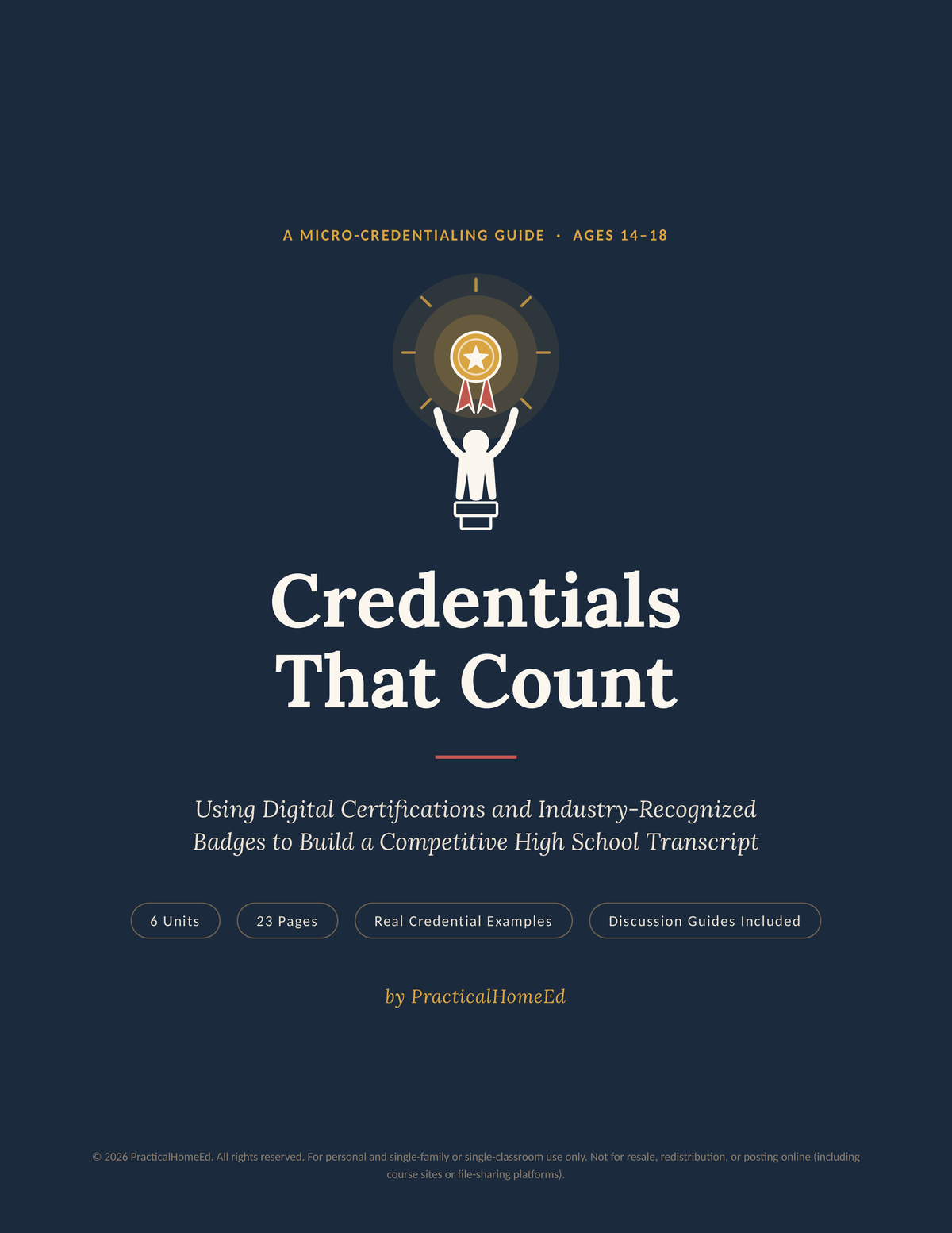 Credentials That Count — cover, Ages 14–18