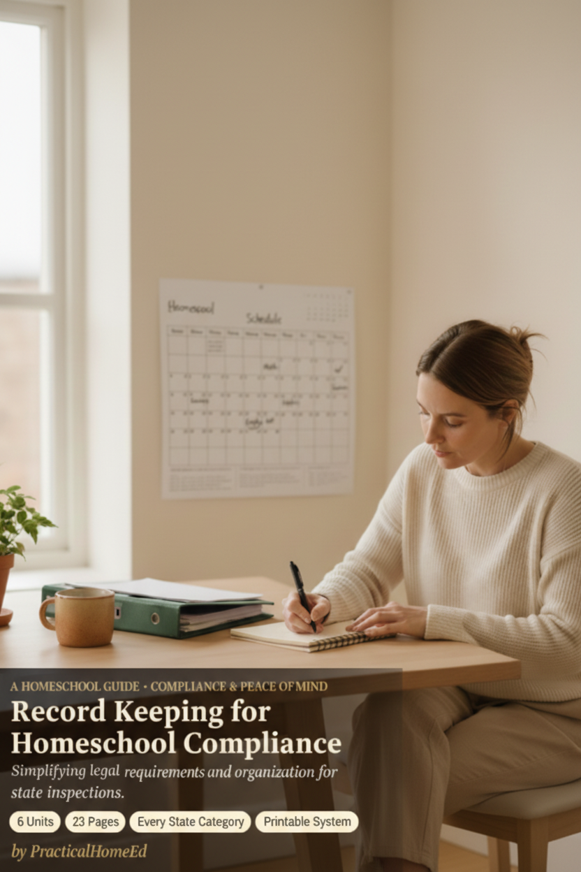 Record Keeping for Homeschool Compliance: A Printable System for Every U.S. State
