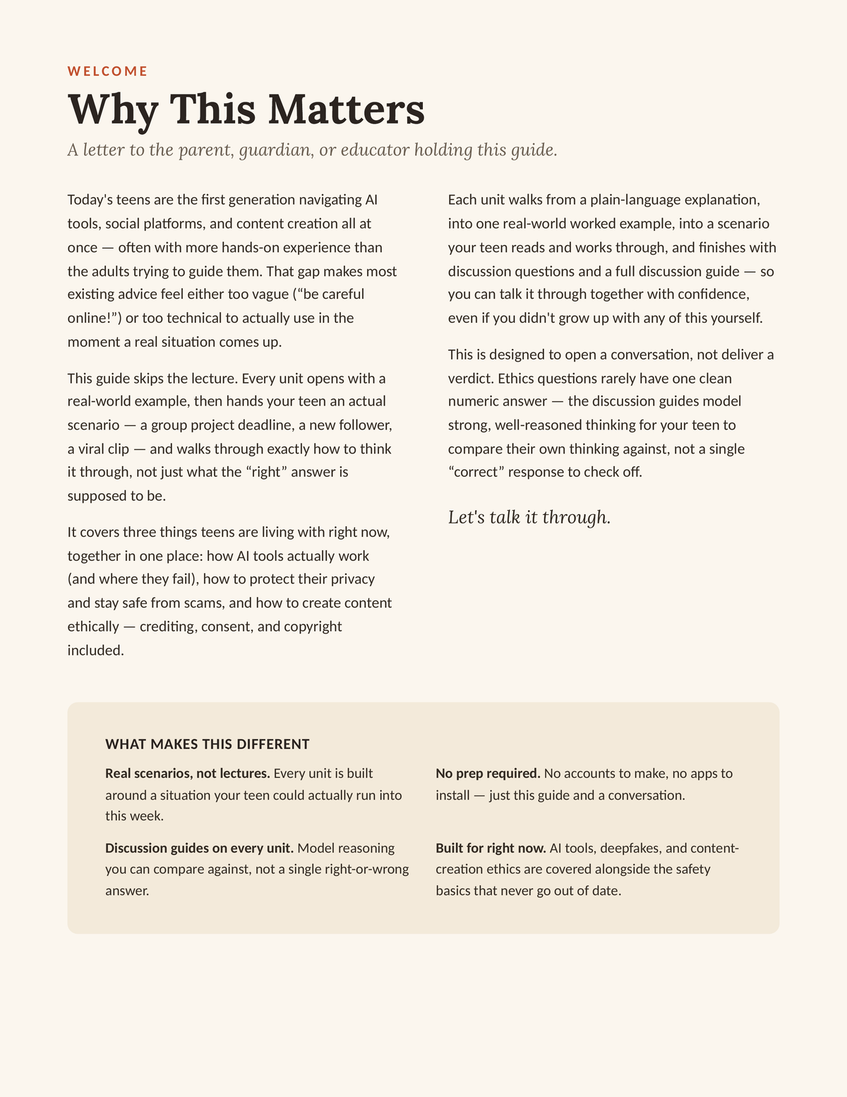 Why This Matters — a letter to parents and educators about digital citizenship