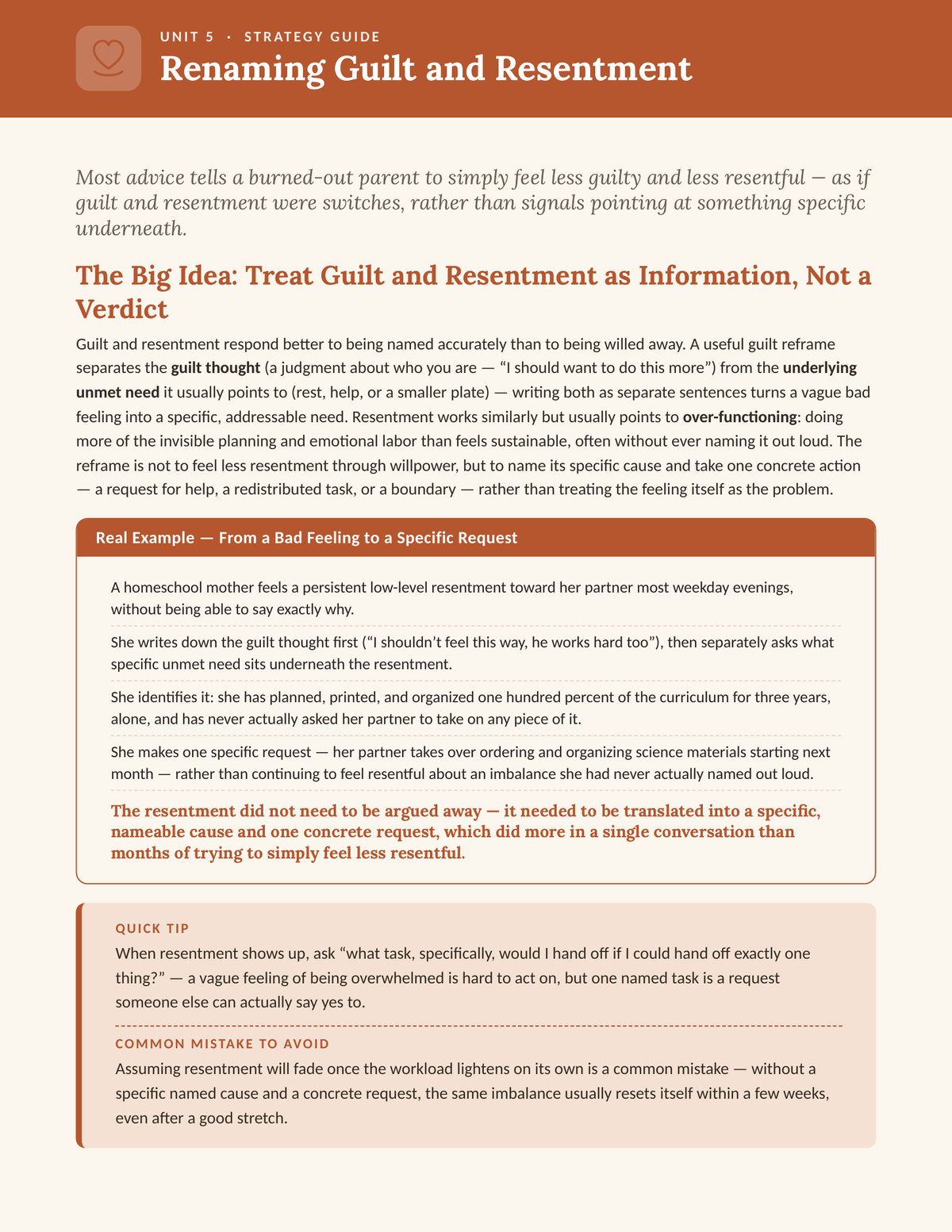 Unit 5 – Renaming Guilt and Resentment — interior preview page